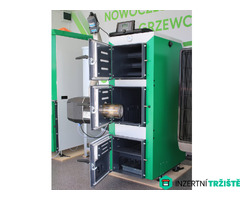 Moderní kotel na dřevo a pelety pro ekologické vytápění 18 kW