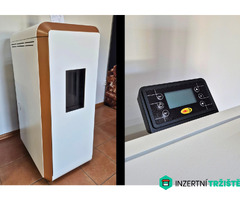 Výkonná peletová kamna s vodním pláštěm 21 kW