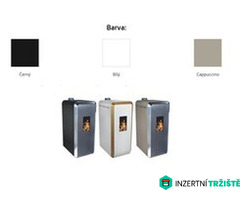 Výkonná peletová kamna s vodním pláštěm 21 kW