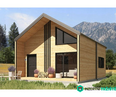 Dřevěný celoroční / rekreační domek 5 m x 7 m (35 m2) - 1