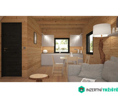 Dřevěný celoroční / rekreační domek 5 m x 7 m (35 m2) - 3